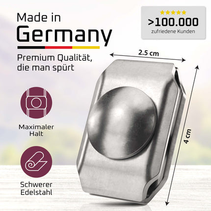 Eckverbinder Plättchen für Zaun, Gabionen, Doppelstabmatten, Komposter