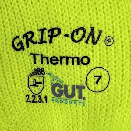 Schutzhandschuh GUT GRIP-ON Thermo gelb