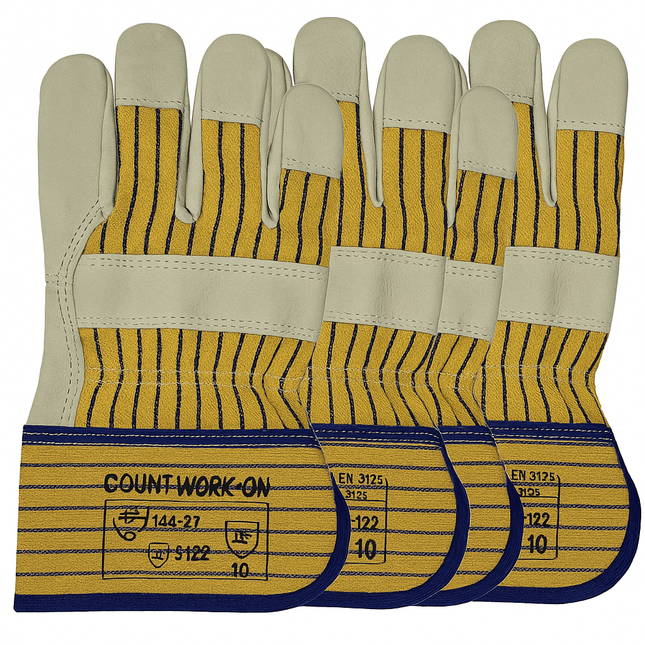 Rindslederhandschuh *TIGER* Gr.10 HW