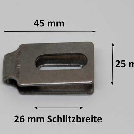 Eckverbinder Verlängerte Schelle für Gabionen, Zaun, Doppelstabmatten, Komposter