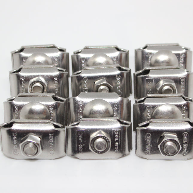 12er Set Eckverbinder Zaun/Gittermatten/Mattenzaun/Stabmatten - Verbinder