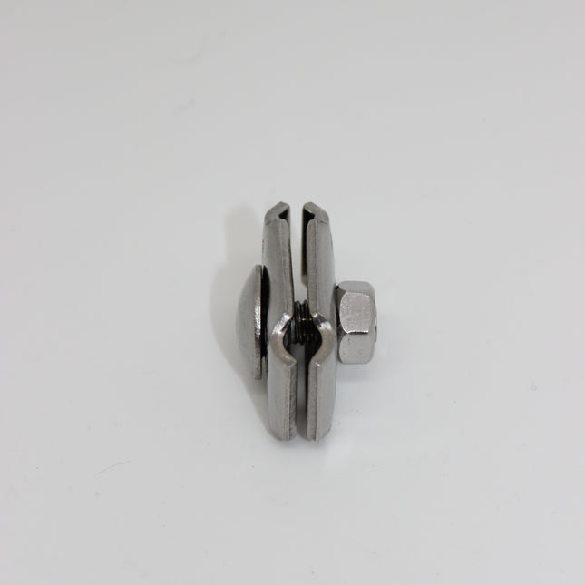 Eckverbinder Zaun/Gittermatten/Mattenzaun Plättchen - Verbinder