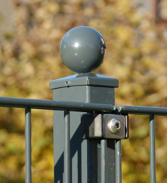 Pfostenkappe Rund für Pfosten 60/40mm