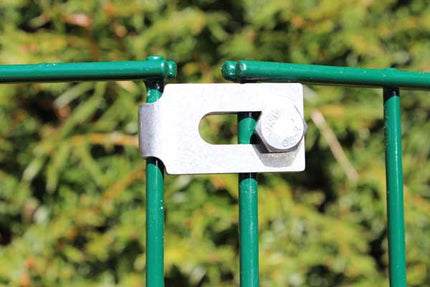 Eckverbinder Verlängerte Schelle für Gabionen, Zaun, Doppelstabmatten, Komposter