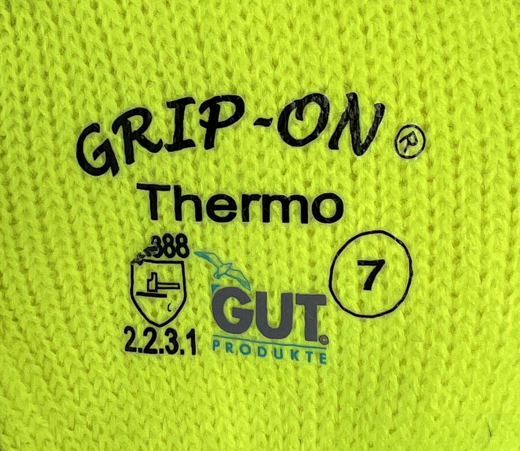 Winterhandschuh GUT GRIP-ON Thermo gelb
