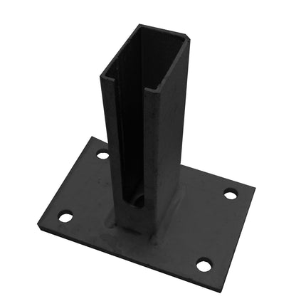 Pfostenschuh zum Aufschrauben für Pfosten 60/40mm